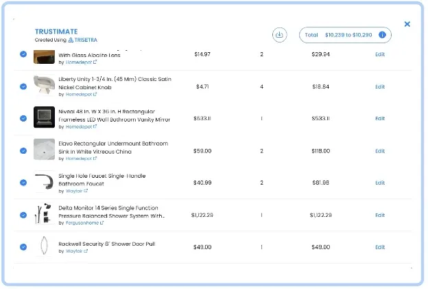 Cost-effective bathroom renovation planning